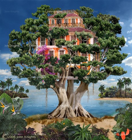 Tropical-treehouse